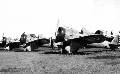 P-22s at Camp Ripley in 1940.