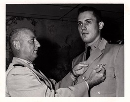 Roger D. Stenzel Receiving his Wings, 1964