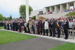 Memorial Day ceremonies at Henri-Chapelle American Cemetery, May 28, 2016.